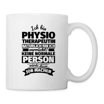 Physiotherapeutin Geschenke - Tasse - Weiß - Rechts