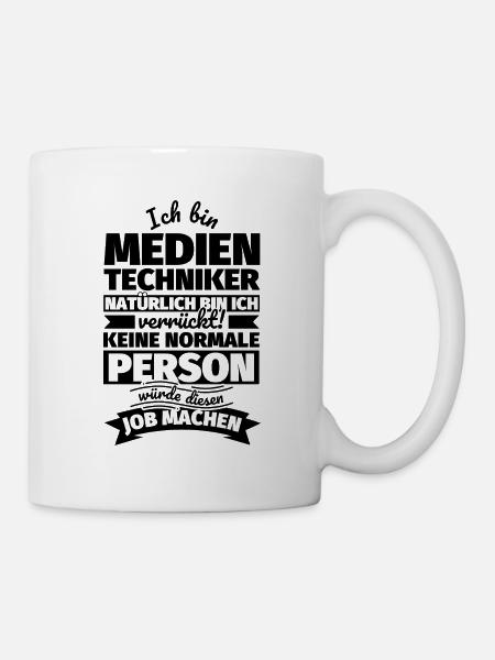 Medientechniker Geschenke - Tasse - Weiß