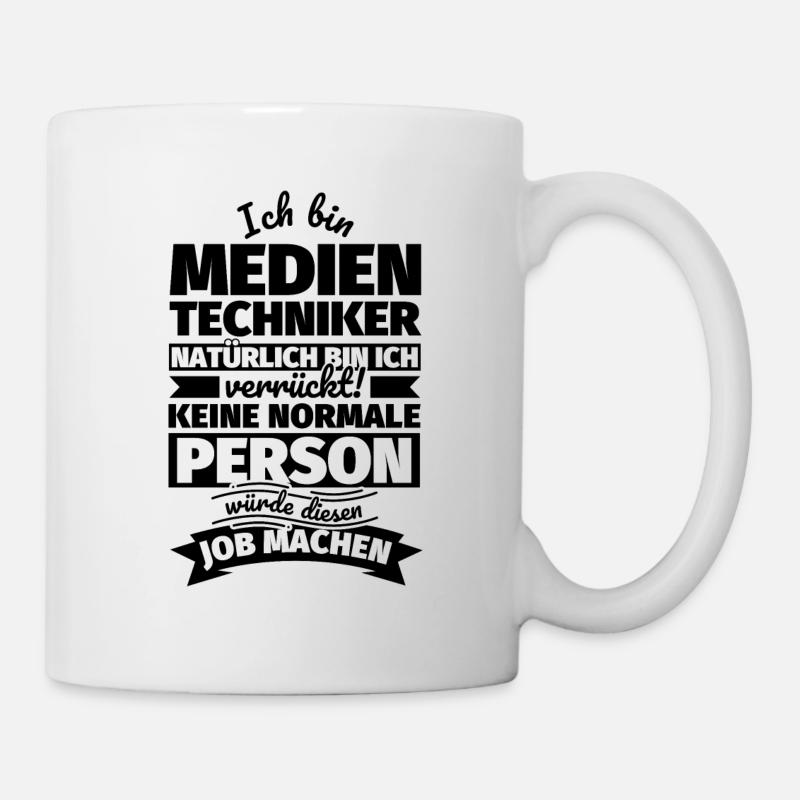 Medientechniker Geschenke - Tasse - Weiß