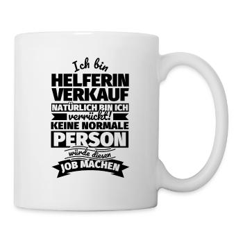 Helferin Verkauf Geschenke - Tasse - Weiß - Rechts