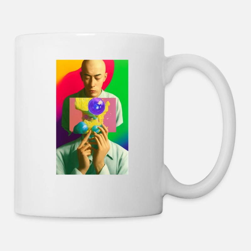 LSD TRIPPING PICTURE - TRIPPING ART WORK - Tasse - Weiß
