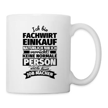Fachwirt Einkauf Geschenke - Tasse - Weiß - Rechts