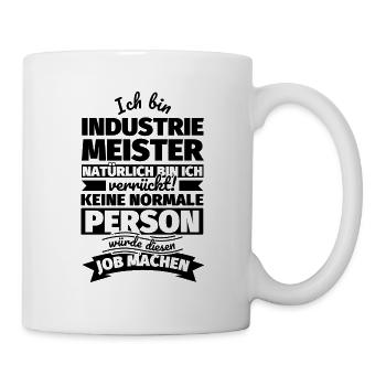 Industriemeister Geschenke - Tasse - Weiß - Rechts