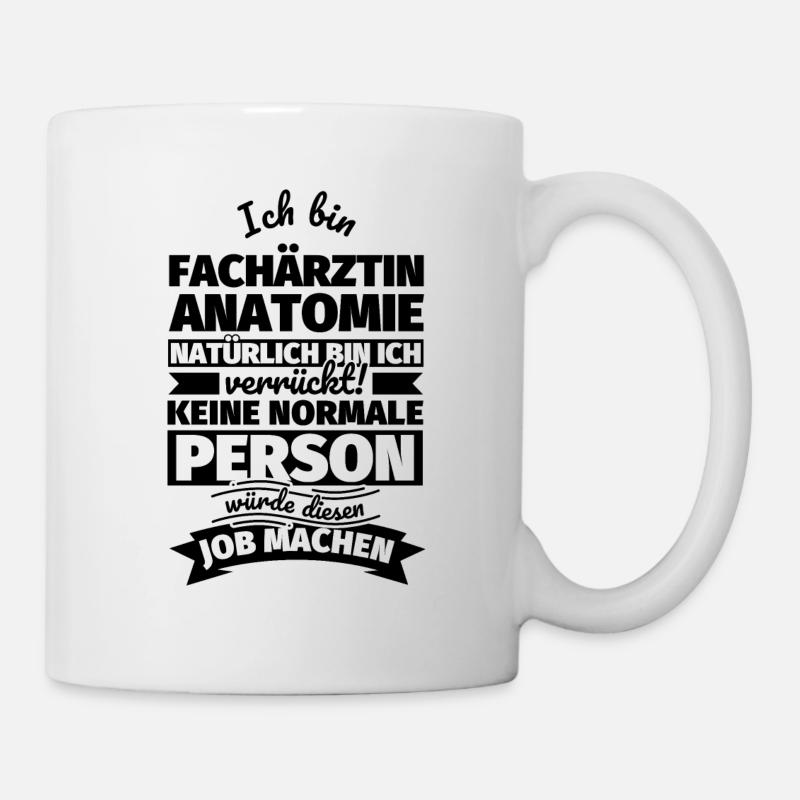 Fachärztin Anatomie Geschenke - Tasse - Weiß