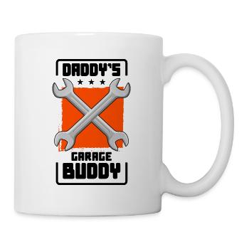 Daddy Garage Buddy Car Mechanic Vehicle Technician - Tasse - Weiß - Rechts