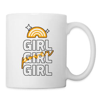 Girl Power and Strong Woman - Tasse - Weiß - Rechts