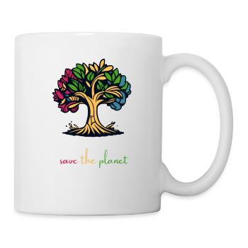 save the planet - Mug - white - Right