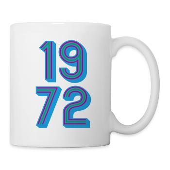 1972 Année de naissance | Couleurs changeantes - Mug blanc - blanc - Droite