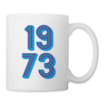 1973 Geburtsjahr | Farben änderbar - Tasse - Weiß - Rechts