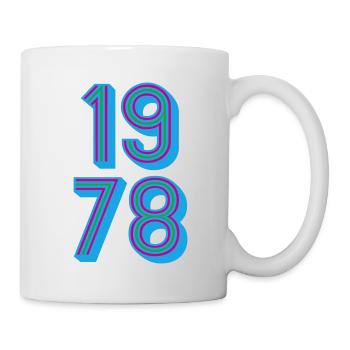 1978 Année de naissance | Couleurs changeantes - Mug blanc - blanc - Droite