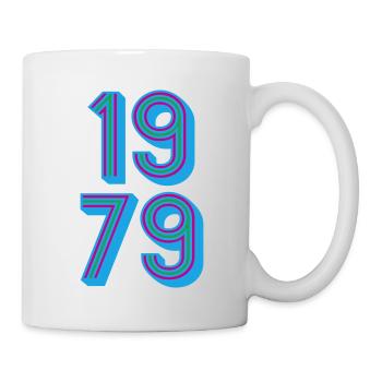 1979 Year of birth | Colors changeable - Mug - white - Right