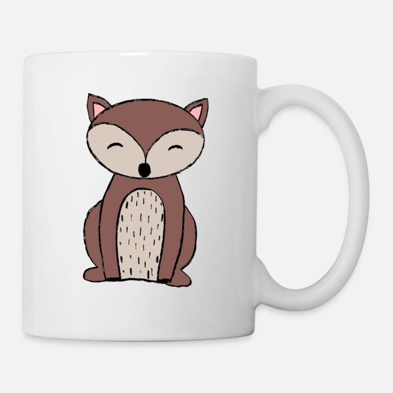 Fuchs - Tasse - Weiß