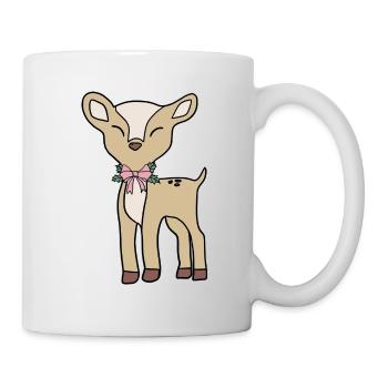 Rentier - Tasse - Weiß - Rechts