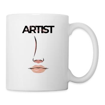 Artist makeup gift idea - Mug - white - Right