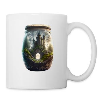 A castle in a glass - Mug - white - Right