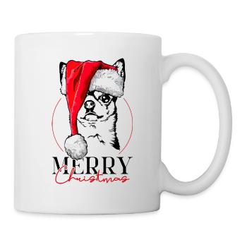 Santa Chihuahua Merry Christmas Dogs Wilsigns - Mug - white - Right
