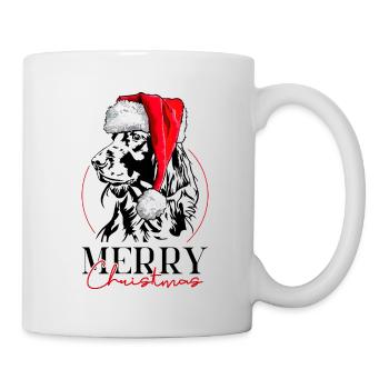 Père Noël irlandais Setter joyeux Noël chiens Wilsigns - Mug blanc - blanc - Droite