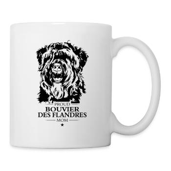 Bouvier des Flandres Maman Chien Chien Wilsigns - Mug blanc - blanc - Droite