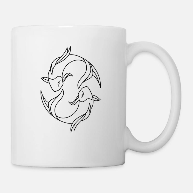Poisson - Poissons - Mug blanc - blanc