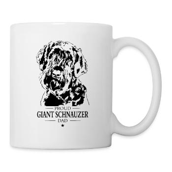 Giant Schnauzer Dad Hunde Hund Wilsigns - Tasse - Weiß - Rechts