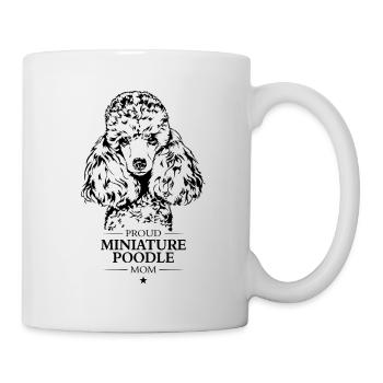 Miniature Poodle Mom Hunde Zwergpudel Wilsigns - Tasse - Weiß - Rechts