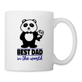 Bester Papa der Welt - Tasse - Weiß - Rechts