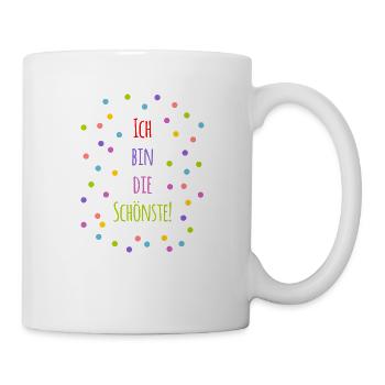 Je suis la plus belle - Mug blanc - blanc - Droite