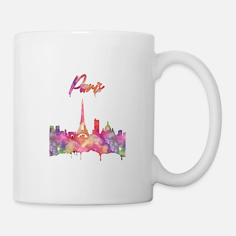 Paris die Stadt der Liebe! - Tasse - Weiß