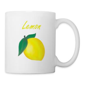 Citron - citron - Mug blanc - blanc - Droite