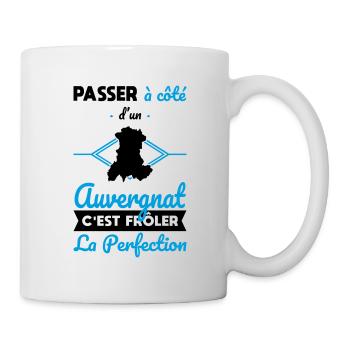 Auvergnat - Frôler la perfection - Auvergne - Mug blanc - blanc - Droite