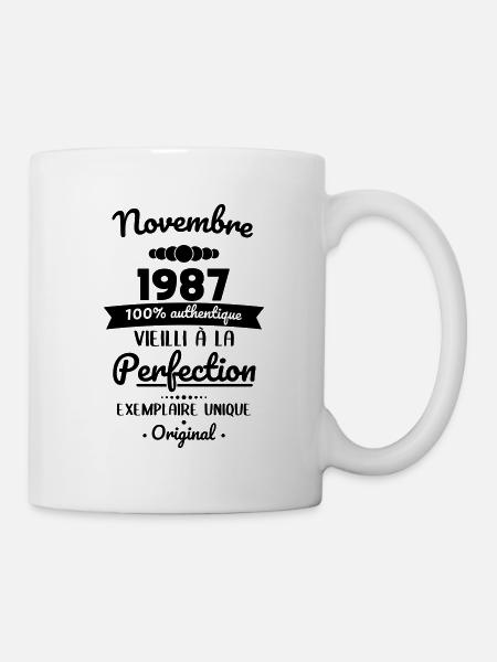 Anniversaire 35 ans - Novembre 1987 Original - Mug blanc - blanc