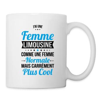 J'ai une femme Limousine plus cool - Mug blanc - blanc - Droite