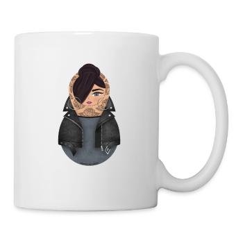 Matryoshka Maeve - Mug blanc - blanc - Droite