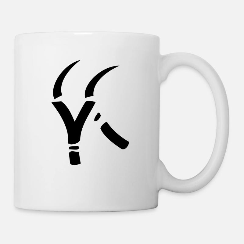 monitos Ziege - Tasse - Weiß