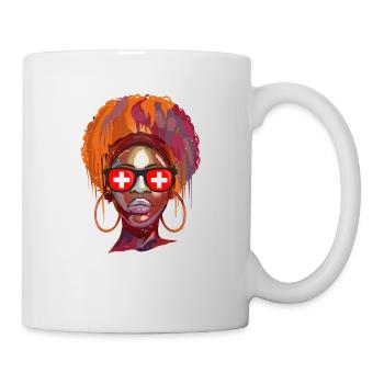 Switzerland most beautiful Country - Mug - white - Right