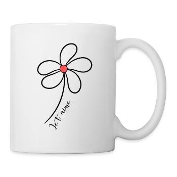 BONNE FÊTE MAMAN. MAMAN. FÊTE DES MÈRES. FÊTE - Mug blanc - blanc - Droite