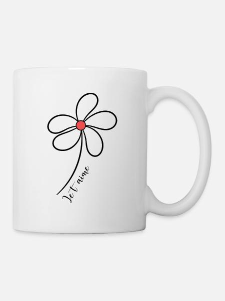 BONNE FÊTE MAMAN. MAMAN. FÊTE DES MÈRES. FÊTE - Mug blanc - blanc