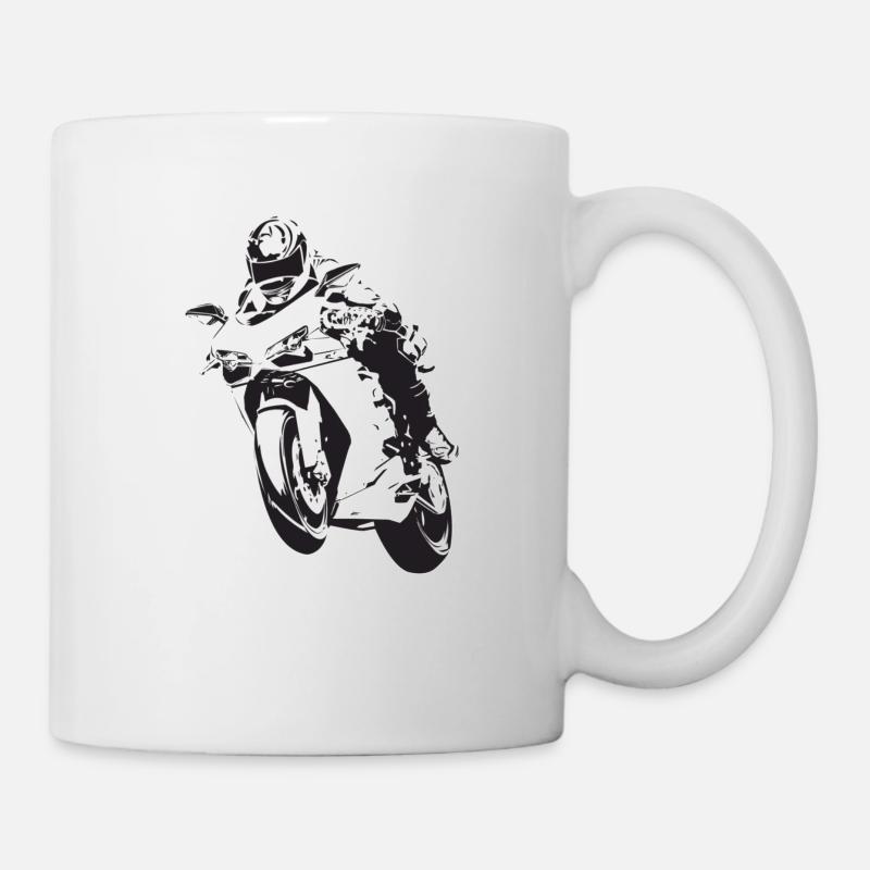 Moto Generischer Stil - Tasse - Weiß