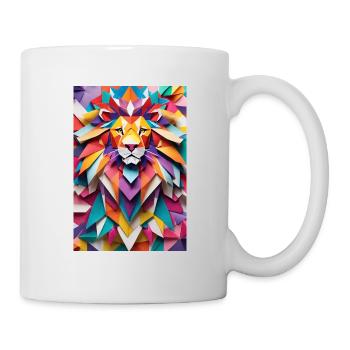 Lion - Golden Monarch of the Meadow - Mug - white - Right
