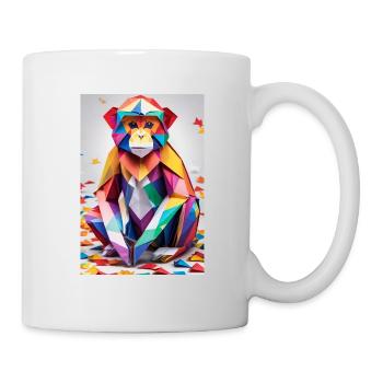 Rainbow Monkey - Mug - white - Right