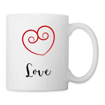 PAAR. ICH HABE GERADE GEHEIRATET. Junggesellinnenabschied. VALENTINSTAG. MARIES - Tasse - Weiß - Rechts