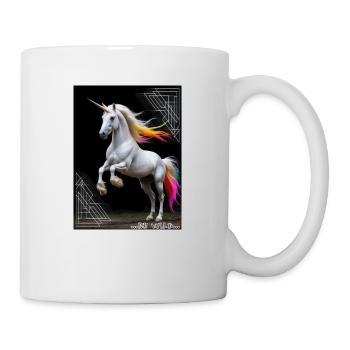 Wildes Einhorn - Tasse - Weiß - Rechts