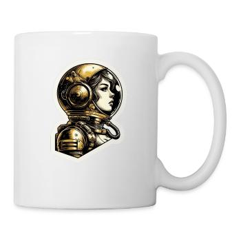 Space girl - Mug - white - Right