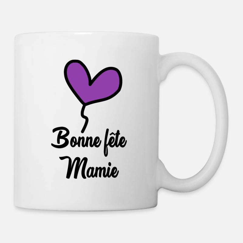 BONNE FÊTE MAMIE - Mug blanc - blanc