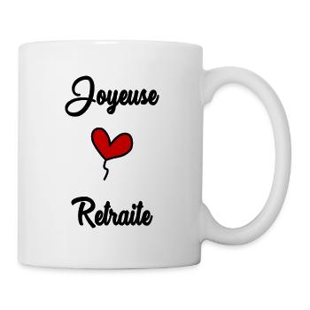 JOYEUSE RETRAITE - Mug blanc - blanc - Droite