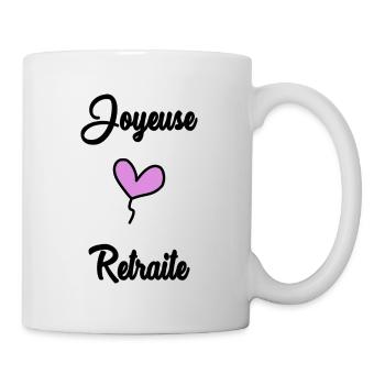 RETIREMENT. RETIREMENT. RETIRED. RETIREMENT - Mug - white - Right