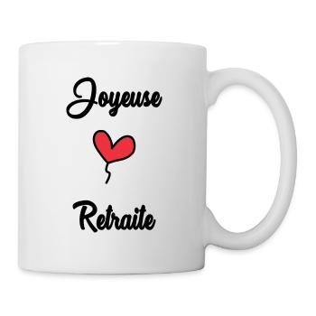 RETRAITE. RETRAITE. RETRAITEE. SENIOR. MAMIE. PAPY - Mug blanc - blanc - Droite