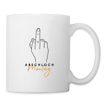 Asshole Monday - Mug - white - Right