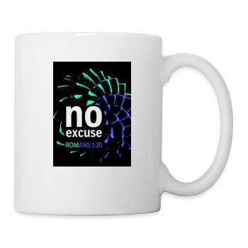 Fibonacci-Araukarie blau - Tasse - Weiß - Rechts