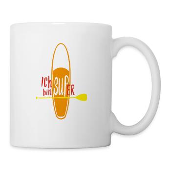 ich bin SUPer - Tasse - Weiß - Rechts